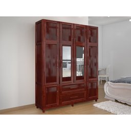 Guarda-roupa Casal com Espelho 10 Portas 2 Gavetas Maceió - 1