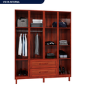 Ver imagem 5 de Guarda-roupa Casal com Espelho 10 Portas 2 Gavetas Maceió