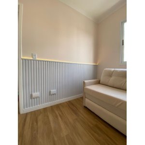 Kit 4 Placa Painel Decorativo Relevo Parede Flexivel Impermeavel Textura Sustentavel 50cmx50cm 3d Pv