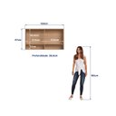 Ver imagem 6 de Armário Aéreo para Cozinha 1,2m 2 Portas Jade