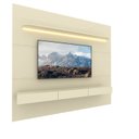 Ver imagem 4 de Painel para TV até 90 Polegadas 100% MDF com LED 219CMX195CM 1 Prateleira Royal Branco