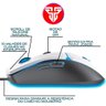 Mouse Gamer Jogo Macro Crypto Vx7 Space Fantech 8000dpi - 3