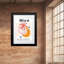 Ver imagem 1 de Quadro Arte Poster Miró- 60x48cm:moldura Preta