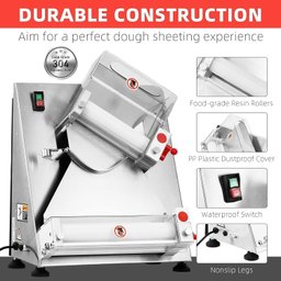 Takywep Cilindro Laminador Automático 12" 370w Inox para Pizzas e Massas - 5