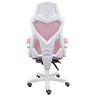 Cadeira Gamer Vinik Branca/rosa - Ajuste Altura - 150kg - 2