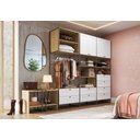 Ver imagem 3 de Closet 4 Portas 8 Gavetas Infinity Savana/Branco