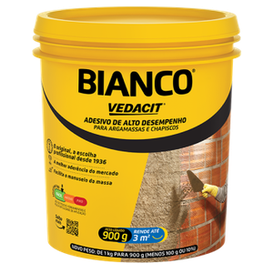 Bianco 900g Adesivo Aditivo Argamassa Chapisco Fixad Vedacit