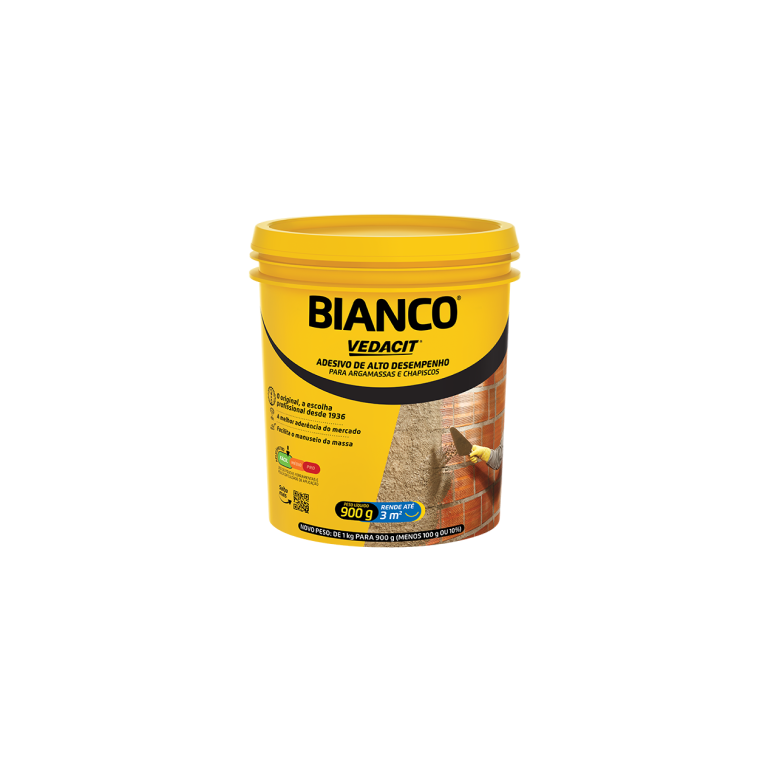 Bianco 900g Adesivo Aditivo Argamassa Chapisco Fixad Vedacit