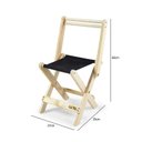 Ver imagem 2 de Cadeira Dobrável Camping Suporta até 100kg Bege/Preto