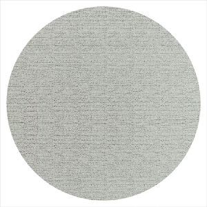 Tapete Redondo Alemanha Linha Milão Cinza 71% Algodão 29% Poliéster Base Antiderrapante Confortável 