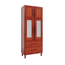 Ver imagem 2 de Guarda-roupa Solteiro com Espelho 4 Portas 2 Gavetas Teresina