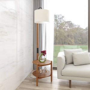 Luminária com Mesa Auxiliar Decorativa Agatha