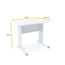 Ver imagem 2 de MESA P/ ESCRITÓRIO 92X61 PANDIN MAXXI - BRANCO MX90