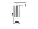 Ver imagem 2 de Kit Cafeteira Prensa Francesa de Vidro e Plástico 600ml e Moedor de Café Manual Inox e Acrilico