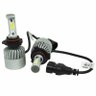 Kit Par Lâmpada Super Led Automotivo Farol Carro Caminhão 10000 Lumens M9c 12v 24v 6000k S/m M9c 600 - 6