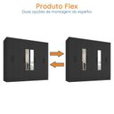 Ver imagem 6 de Guarda-Roupa Casal 100% MDF com Espelho 8 Portas 4 Gavetas Jatobá Yescasa Preto