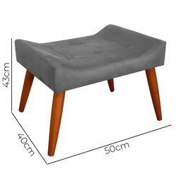 Puff Decorativo Roma Sued Speciale Home - 5