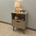 Ver imagem 6 de Mesa de Cabeceira em MDP 1 Gaveta CM8036 Laranja