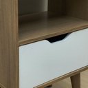 Ver imagem 5 de Mesa de Cabeceira em MDP 1 Gaveta CM8036 Laranja