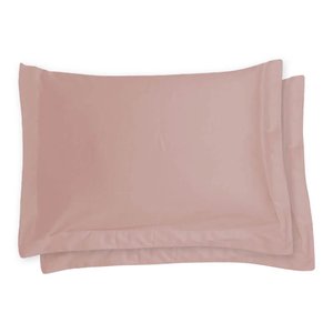 Kit 2 Fronhas 300 Fios em Algodão Satinee Kacyumara In Rose
