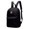 Mochila Básica Feminina Masculina Nylon Crinkle Amassadinho Cor:preta - 5