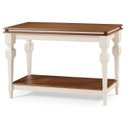 Ver imagem 1 de Aparador Manchester com Prateleira 81 X 132 X 45 Cm (a X L X P) - Cor Offwhite/imbuia Glazer