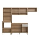 Ver imagem 5 de Cozinha Completa Modulada 5 Peças com Torre Quente para 2 Fornos e Vidro Reflecta Veneza Modulada