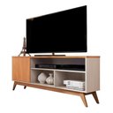 Ver imagem 1 de Rack com Divisórias Malbec Wood Off White-Nature - Giga