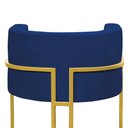 Ver imagem 2 de Kit 2 Poltronas Decorativa Nayara Base Ferro Dourado Twdecora Suede