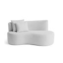 Ver imagem 3 de Conjunto Decorativo 02 Poltronas + Sofá Curvo Orgânico Nature Gaia Boucle - Montanaris Decor