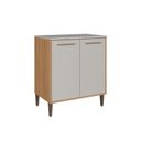 Ver imagem 3 de Balcão para Cozinha com 2 Portas 80cm Jade Bege/Freijo/Arenas