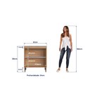 Ver imagem 4 de Balcão para Cozinha com 2 Portas 80cm Jade Bege/Freijo/Arenas