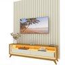 Rack com Painel para Tv até 43 Polegadas Led 2 Gavetas com Pés Madeira 140cm Nobre/requinte - 7