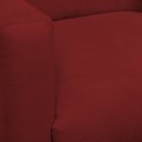 Ver imagem 5 de Kit 2 Poltronas Decorativa Sala e Quarto Nina Suede Herrero:vermelho