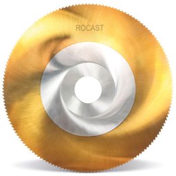 Serra Circular com Titânio - Med. 200mm X 4,5m - 128 Dentes, Aço Rápido (hss-tin) - 253,0109 - Rocas - 1