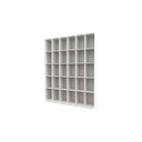 Ver imagem 5 de Armário Colmeia M17 100% Mdf (closet Lojas Roupas Expositor) Vetorial Móveis Branco