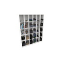 Ver imagem 3 de Armário Colmeia M17 100% Mdf (closet Lojas Roupas Expositor) Vetorial Móveis Branco