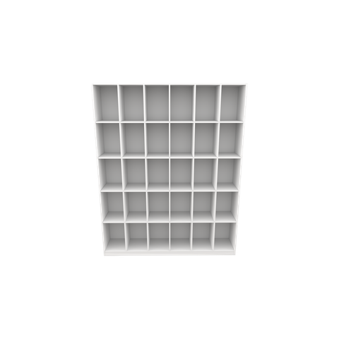 Armário Colmeia M17 100% Mdf (closet Lojas Roupas Expositor) Vetorial Móveis Branco
