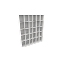 Ver imagem 4 de Armário Colmeia M17 100% Mdf (closet Lojas Roupas Expositor) Vetorial Móveis Branco