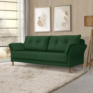 Sofá 2 Lugares Living Pe Palito 2m Soul Conforto:verde