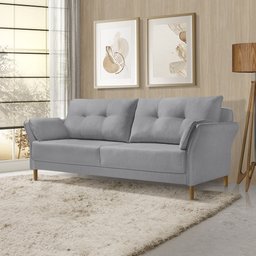 Sofá 2 Lugares Living Pe Palito 2m Soul Conforto:verde - 5