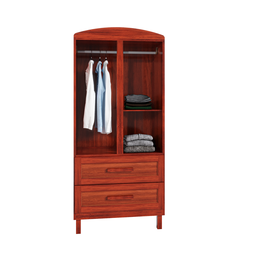 Guarda-roupa Solteiro 2 Portas 2 Gavetas Santana - 5