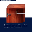 Ver mais imagens de Guarda-roupa Solteiro 2 Portas 2 Gavetas Santana