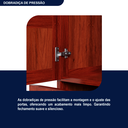 Ver imagem 7 de Guarda-roupa Solteiro 2 Portas 2 Gavetas Santana