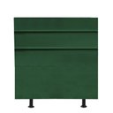 Ver imagem 1 de Cabeceira Estofada Cama Box Solteiro 100cm Argentina Corino Verde- Mabe Magazine