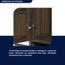 Guarda-roupa Solteiro 2 Portas 2 Gavetas Santana - 8