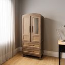 Ver imagem 1 de Guarda-roupa Solteiro 2 Portas 2 Gavetas Santana