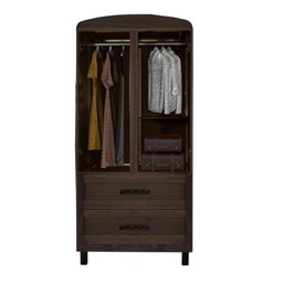 Guarda-roupa Solteiro 2 Portas 2 Gavetas Santana - 2