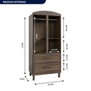 Ver imagem 3 de Guarda-roupa Solteiro 2 Portas 2 Gavetas Santana