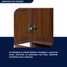 Guarda-roupa Solteiro 2 Portas 2 Gavetas Santana - 8